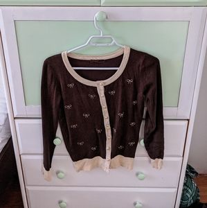 🔴Brandy Melville Style Brown Cardigan